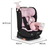 Scaun auto pentru copii Moni Competition Baby Pink imaginea #10 — magazin online Desire.md