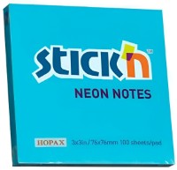 Hârtie de notițe Stick'n Neon Blue 100pcs (21209)
