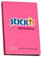 Hârtie de notițe Stick'n Neon Crimson 100pcs (21161)