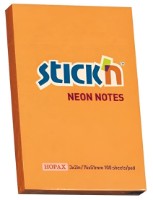 Hârtie de notițe Stick'n Neon Orange 100pcs (21160)