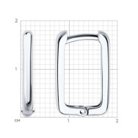 Cercei din argint Sokolov 94026815  2,18g imaginea #4 — magazin online Desire.md