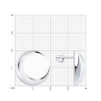 Серьги из серебра Sokolov 94027029  6,76g фото №5 — интернет-магазин Desire.md