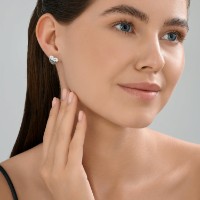 Серьги из серебра Sokolov 94027030  3,17g фото №4 — интернет-магазин Desire.md