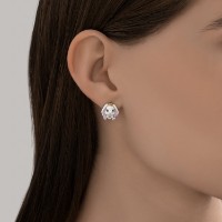 Серьги из серебра с эмалью Sokolov 94027104  2,91g фото №4 — интернет-магазин Desire.md