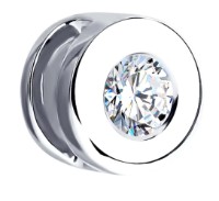 Pandantiv din aur alb cu diamant Sokolov 1030343-5 0,96g imaginea #2 — magazin online Desire.md