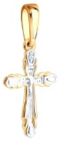 Pandantiv din aur cu briliant Sokolov 1120109  0,64g