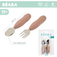 Set lingurita si furculita Beaba Praline (B913595) imaginea #4 — magazin online Desire.md