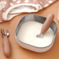 Set lingurita si furculita Beaba Praline (B913595) imaginea #2 — magazin online Desire.md