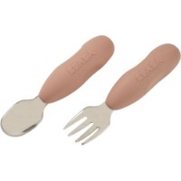 Set lingurita si furculita Beaba Praline (B913595) imaginea #3 — magazin online Desire.md