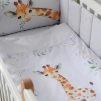 Lenjerie de pat pentru copii Veres Giraffe New 6pcs (VR 217.06.1)
