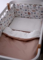 Lenjerie de pat pentru copii Veres Lions And Bunnies 6pcs (VR 219.19)