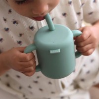 Cana cu pai Beaba Sage Green (B913573) imaginea #4 — magazin online Desire.md