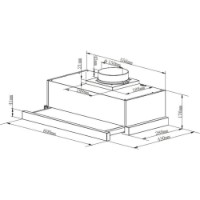 Вытяжка Heinner HTCH-440FS фото №2 — интернет-магазин Desire.md
