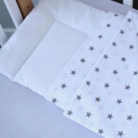 Lenjerie de pat pentru copii Veres Velour Stars Grey (218.14) imaginea #3 — magazin online Desire.md
