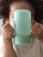 Cana cu pai Beaba Sage Green 340ml (B913582) imaginea #3 — magazin online Desire.md