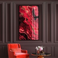 Pictură ArtShop Red Marble Texture 60x90cm (PA374)