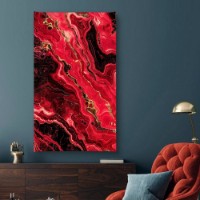 Pictură ArtShop Red Marble Texture 60x90cm (PA374-P-L)