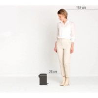 Coș de gunoi Brabantia NewIcon 3L Black Matte imaginea #5 — magazin online Desire.md