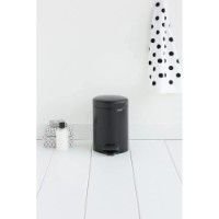 Coș de gunoi Brabantia NewIcon 3L Black Matte imaginea #2 — magazin online Desire.md