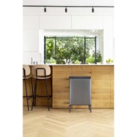 Coș de gunoi Curver VERTO 54L  pearl grey (261011) imaginea #4 — magazin online Desire.md