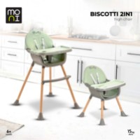 Scaun de masa Moni 2in1 Biscotti Mint imaginea #5 — magazin online Desire.md