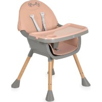 Стульчик для кормления Moni 2in1 Biscotti Pink фото №4 — интернет-магазин Desire.md