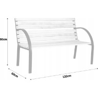 Bancă grădină GardenLine MEB2790 imaginea #4 — magazin online Desire.md