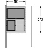 Coș de gunoi Hailo AS Cargo Aqua 900 28/13/13/D (3608901) imaginea #4 — magazin online Desire.md