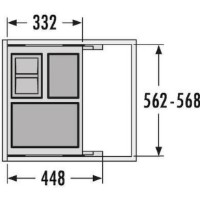 Coș de gunoi Hailo AS Cargo Soft Short 600 20/10/10/D (3610961) imaginea #4 — magazin online Desire.md