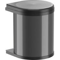 Coș de gunoi Hailo AS Mono 15 Dark Grey/Black (3515071)