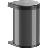 Coș de gunoi Hailo AS Mono 20 Dark Grey/Black (3520071)