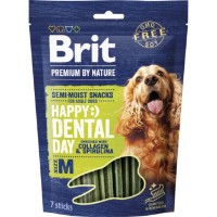 Snackuri pentru câini Brit Premium by Nature Dog Dental Snacks M 7pcs