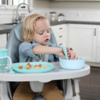 Bol cu capac Chicco 6m+ Blue (179091) imaginea #3 — magazin online Desire.md