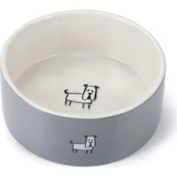 Bol pentru câini Beeztees Limi Dog Grey 21.5cm (651522)