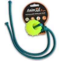 Jucărie pentru câini AnimAll Ball With Rope 4cm (110616)