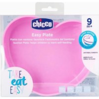 Тарелка силиконовая Chicco Easy Plate 9m+ Pink фото №2 — интернет-магазин Desire.md