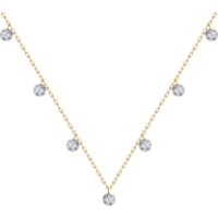 Colier din aur cu zirconiu Sokolov 70394 s.40 2,06g