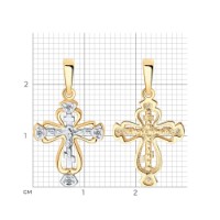 Pandantiv din aur Sokolov 121366 1,05g imaginea #3 — magazin online Desire.md