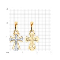 Pandantiv din aur Sokolov 121410  0,88g imaginea #3 — magazin online Desire.md