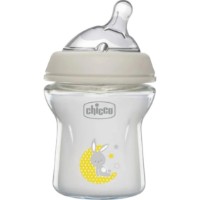 Biberon pentru bebeluș Chicco Natural Feeling 150ml 0m+ Moon&Rabbit