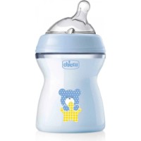 Biberon pentru bebeluș Chicco Natural Feeling 250ml 2m+ Bear&Star  imaginea #4 — magazin online Desire.md
