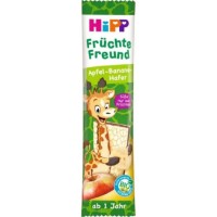 Gustare cu fructe-cereale HiPP Apple/ Banana/Oat 23g (31361)