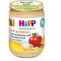 Piure pentru copii HiPP Apple/Banana/Wholemeal Cereal 190g (4803)