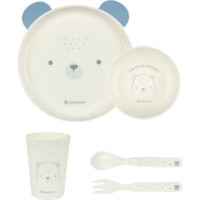 Set de vase pentru hrănire Kikka Boo Bear With Me Blue 5pcs