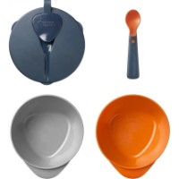 Set de hrănire Tommee Tippee TT0130-2 Grey/Orange 6m+  imaginea #4 — magazin online Desire.md