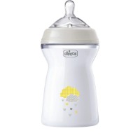 Бутылочка для кормления Chicco Natural Feeling 300ml 6m+ Cloud&Heart White