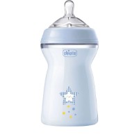 Biberon pentru bebeluș Chicco Natural Feeling 300ml 6m+ Star Blue 