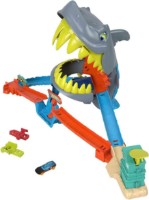 Drumul de joacă pentru copii Hot Wheels Shark Chomp Beach (JHL96)