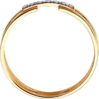 Inel din aur cu diamant Sokolov 1012920 s.17 0,97g imaginea #2 — magazin online Desire.md