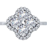 Inel de argint cu zirconiu Sokolov 94014133-91 s.17,5 3,14g imaginea #2 — magazin online Desire.md